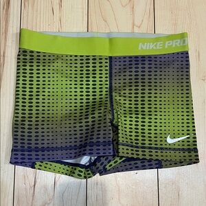 Nike Pro Men's Swim Trunks - Lime and Navy